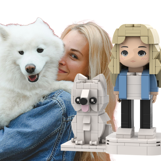 Customized Sculpted Brick Figures