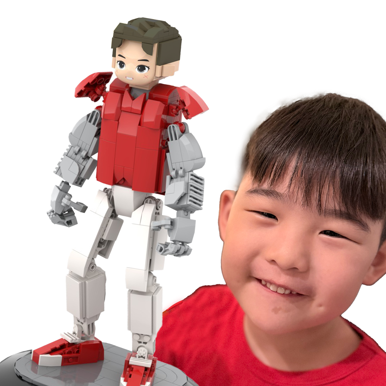 JegmoBOT Custom Figure – 11 inches Tall, Personalized with Your Face.