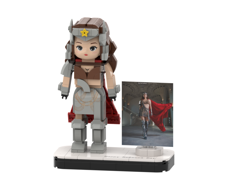 Sculpted - 1 Personalized Figure with 1 pet with Frame Holder